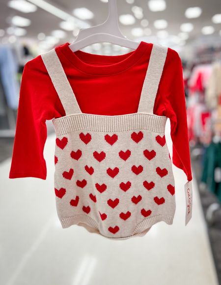 Valentine’s Day at @target. Baby Valentines Day outfits. Affordable baby fashion. Cat and Jack. 

Baby Heart Sweater Top & Bottom Set - Cat & Jack™ Red 

#LTKSeasonal #LTKbaby #LTKstyletip
