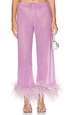 Oseree Lumiere Plumage Pants in Glicine from Revolve.com | Revolve Clothing (Global)