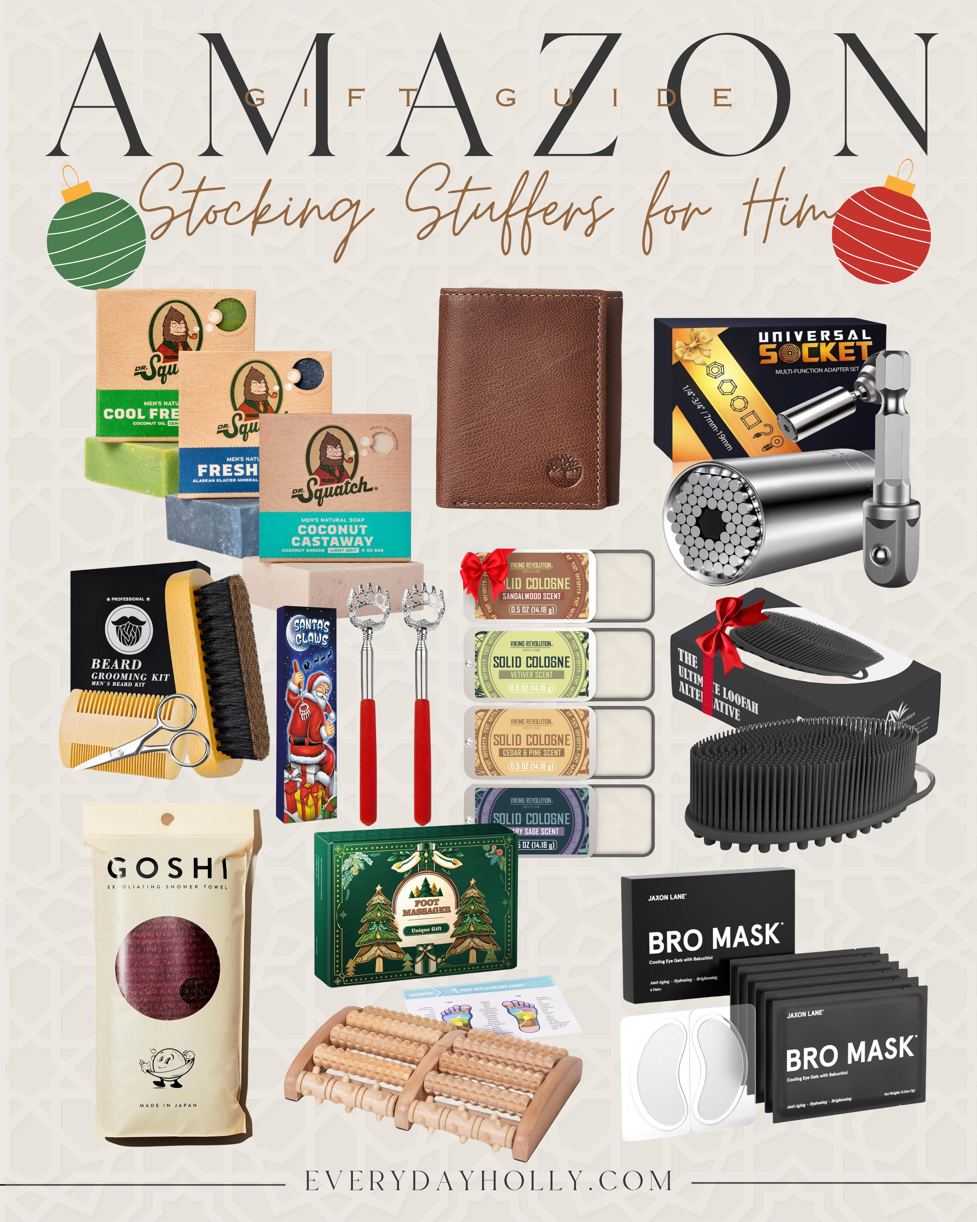 Stocking Stuffers For Him

Gift Guide Inspo  Christmas Gifts  Holiday Gifts  Gifts For Guys  Men's Wallet  Beard Grooming Kit  Seasonal Gifting  Back Scratcher Men Essentials  EverydayHolly 

#LTKGiftGuide #LTKHoliday #LTKSeasonal