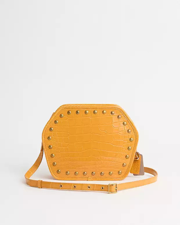 Reloved Zip Geometric Pouch In Alligator | Bags | Coach | COACH\u00ae | Coach (US)