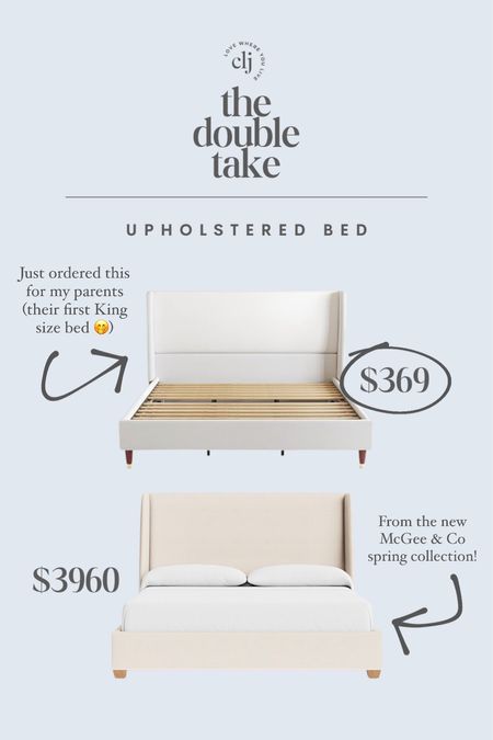 The Double Take: King Upholstered Beds 

#LTKstyletip #LTKhome #LTKfamily