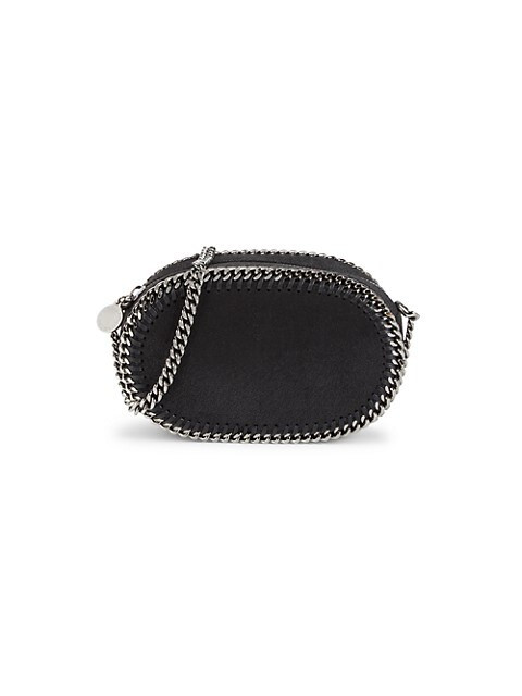 Stella McCartney Falabella Microsuede Oval Shoulder Bag on SALE | Saks OFF 5TH | Saks Fifth Avenue OFF 5TH