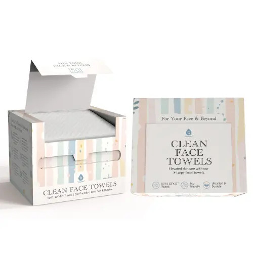 PURSONIC XL Biodegradable Face Cloths 50-Pack in White at Nordstrom, Size X-Large | Nordstrom