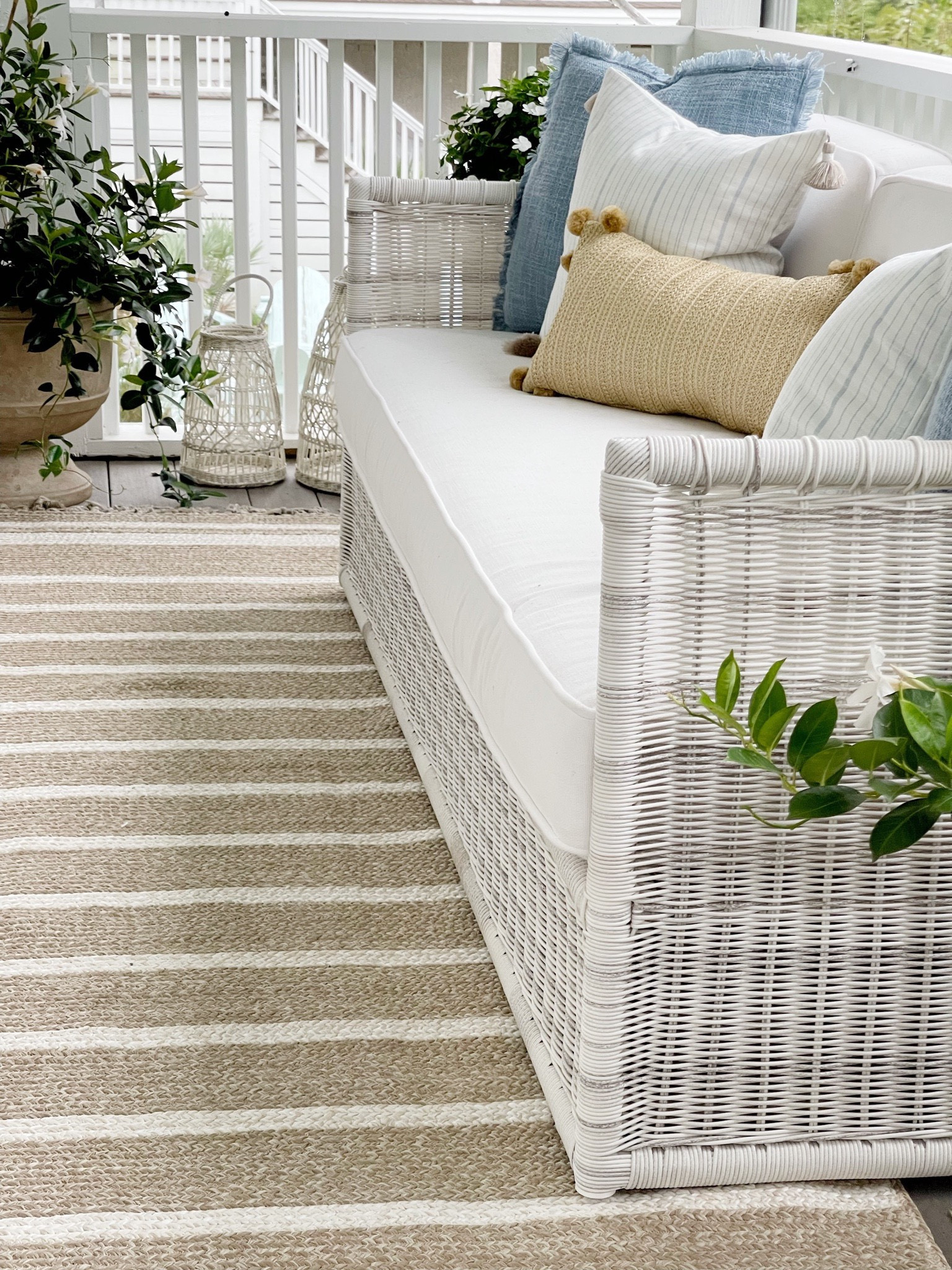 This outdoor rug is so perfect for your outdoor patio and porch! It’s soft and held up with over the winter.

#LTKhome #LTKSeasonal #LTKstyletip