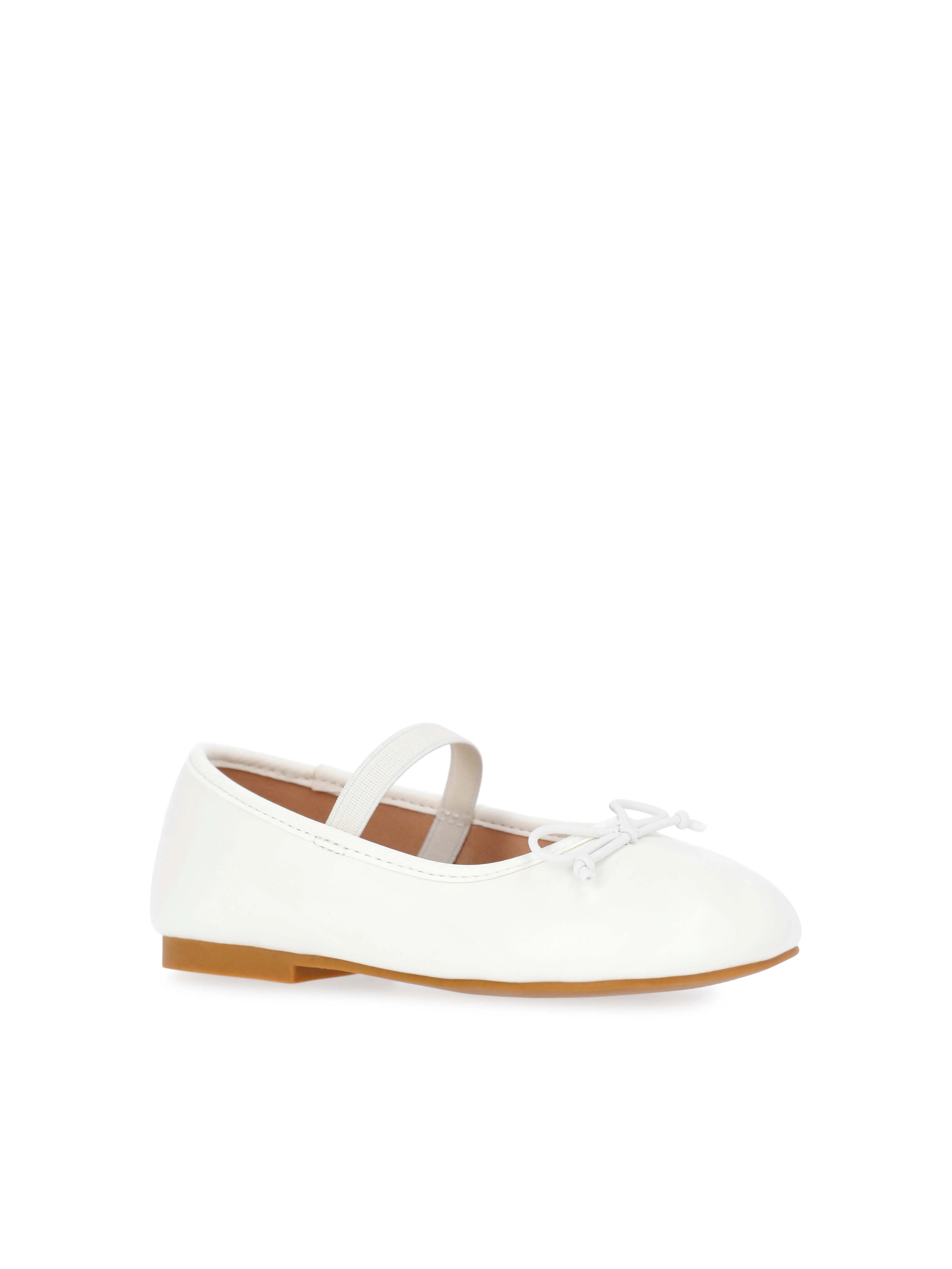 Wonder Nation Toddler Girls Bow Ballet Dress Shoes | Walmart (US)