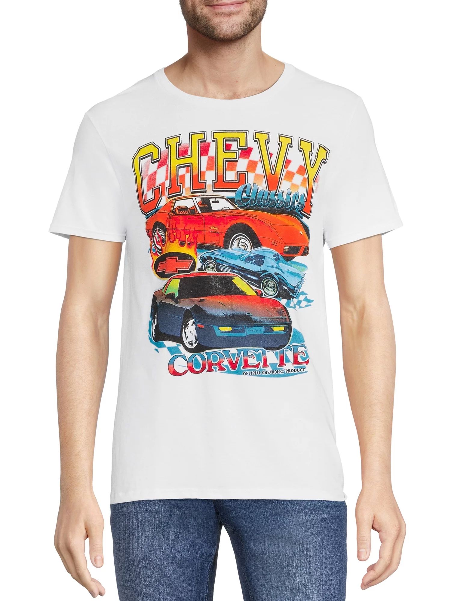 Chevrolet Chevy Corvette Men's Graphic Print Tee Shirt, Sizes S-3XL | Walmart (US)