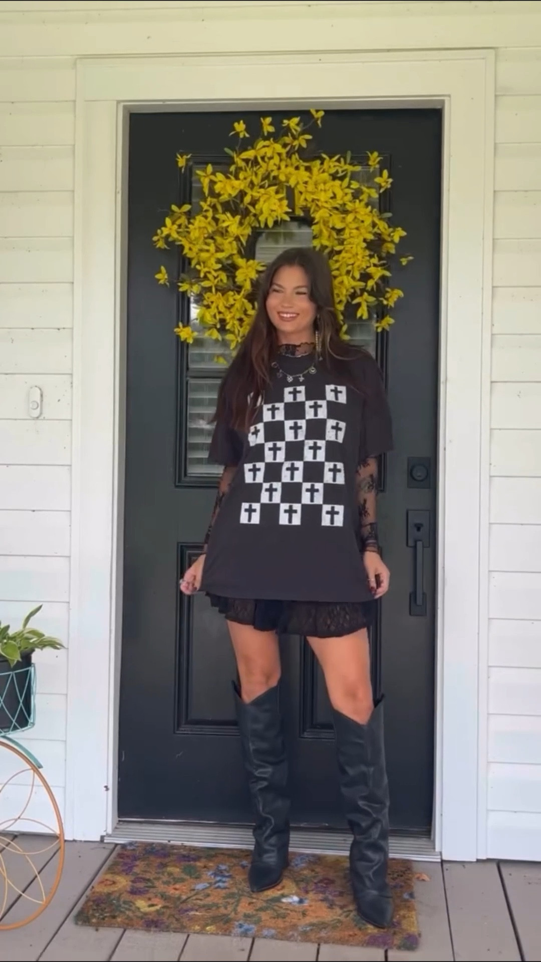 Wearing size large in all tees! Code “Lori” to save on their website!

#LTKSeasonal #LTKFallSale