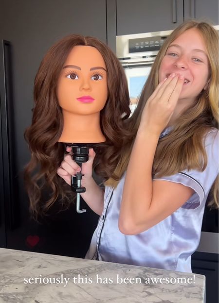 Hayden bought this head mannequin with her own money so she can practicing curling and braiding hair! 

#LTKBeauty #LTKKids