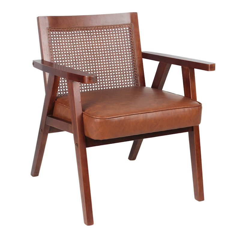 Honeybloom Kanon Cane Back Accent Chair | At Home