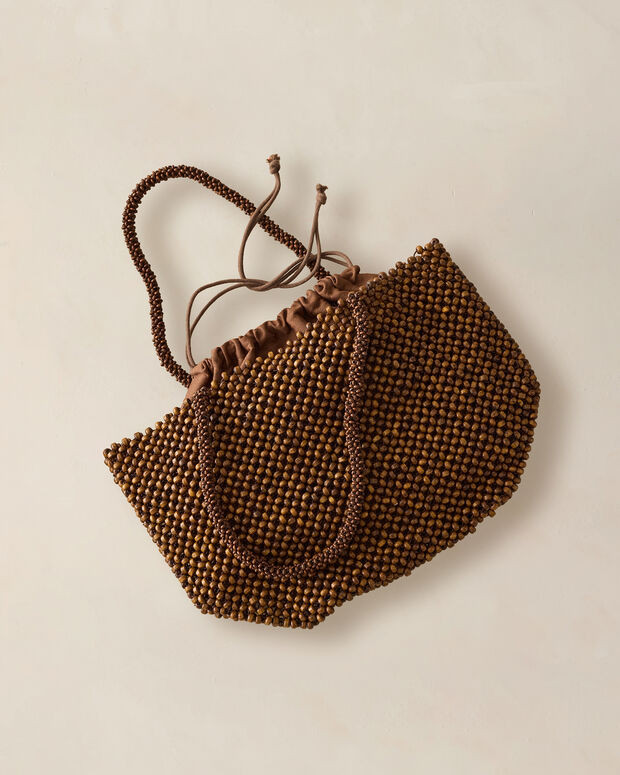 Wooden Beaded Bag | Haven Well Within