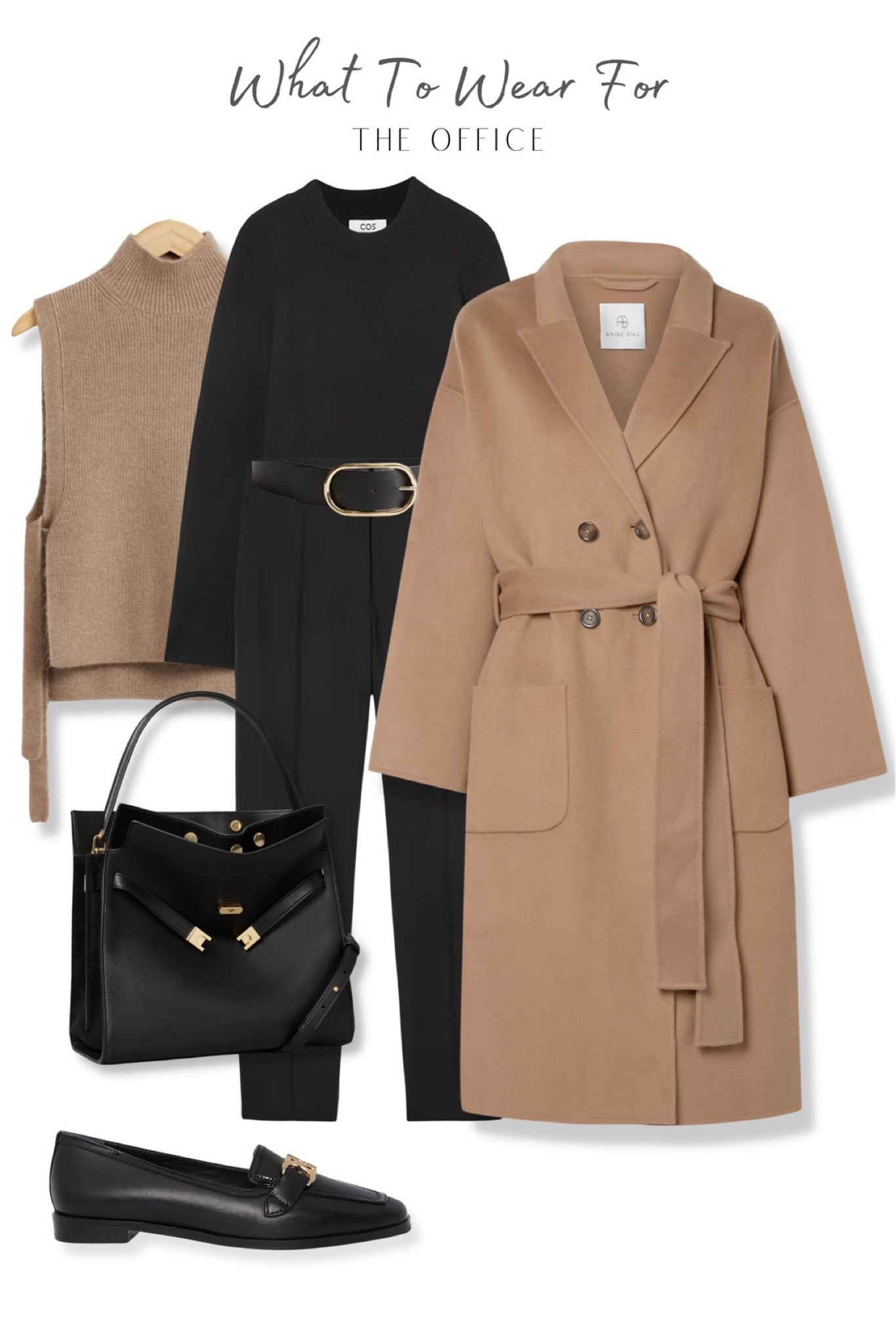 What to wear for the office 🖤🤎 #mango #cos #h&m #samedelman #lagunaboots #longcoat #woolcoat #ootd #work #brown #black #outfit #aninebing #winteroutfit #aritzia #lululemon #toteme #gucci #target #andotherstories #toryburch #

#LTKstyletip #LTKitbag #LTKSeasonal