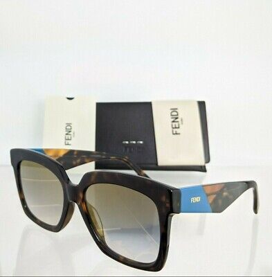 Brand New Authentic Fendi FF 0284/F/S Sunglasses Brown Tortoise 086FQ 51mm 0284  | eBay | eBay US