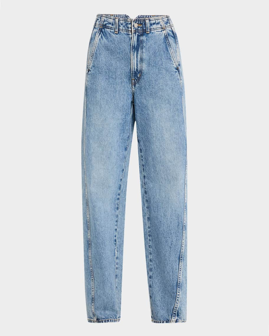 Meridian High-Rise Boyfriend Jeans | Neiman Marcus