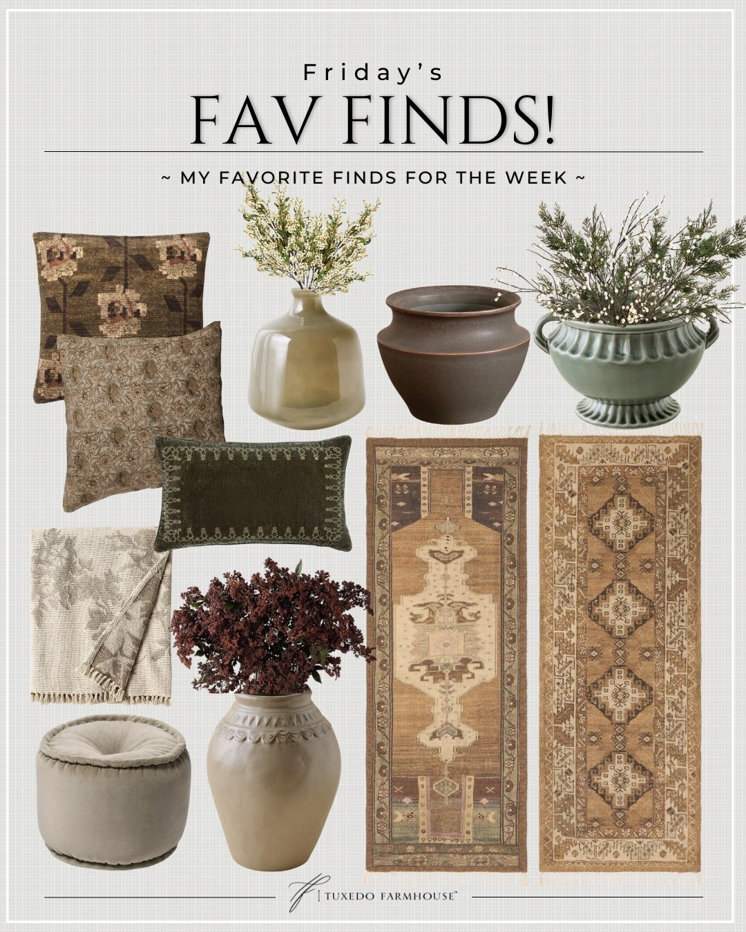 My favorite home decor finds for a winter refresh with warm, cozy vibes. 

Pillows, rugs, faux flowers, throw blanket, vases, planters and a fun pouf stool  

#LTKHome #LTKFindsUnder50 #LTKSeasonal