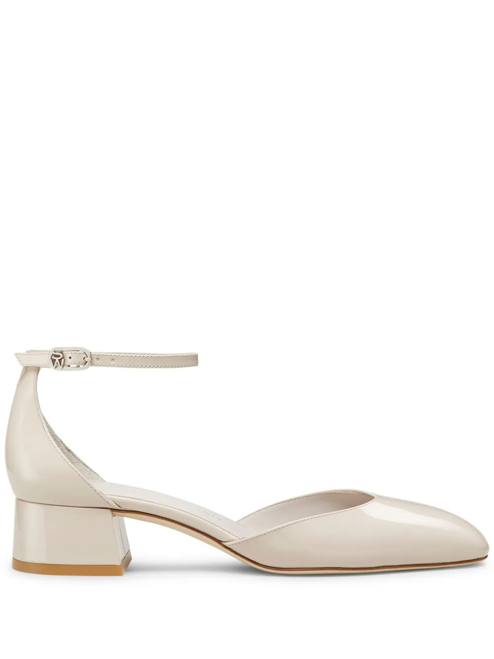 Stuart Weitzman Vivienne 35mm patent-leather Pumps - Farfetch | Farfetch Global