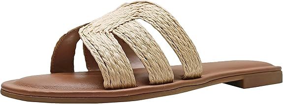 The Drop Women's Monika Flat H-Band Slide Sandal | Amazon (US)