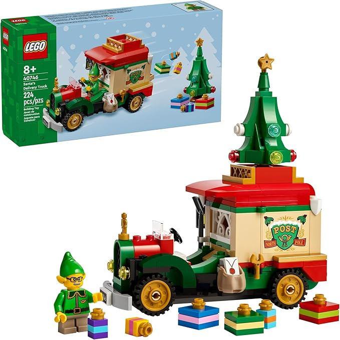 LEGO Santa’s Delivery Truck Building Toy for Kids - Construction Set for Play or Christmas Deco... | Amazon (US)