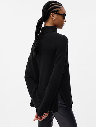24/7 Split-Hem Turtleneck Sweater | Gap (US)