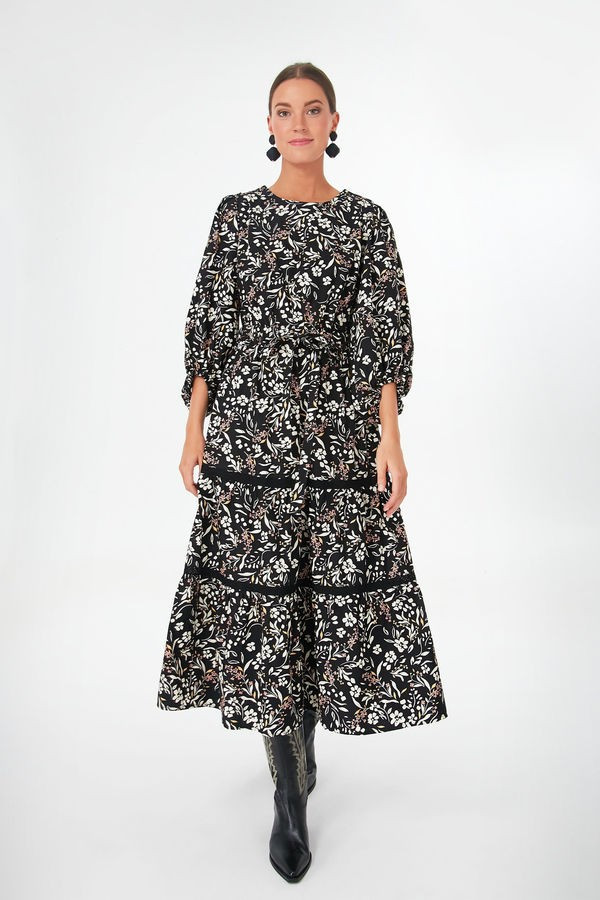 Black Off White Under the Stars Maxi Dress | Tuckernuck (US)