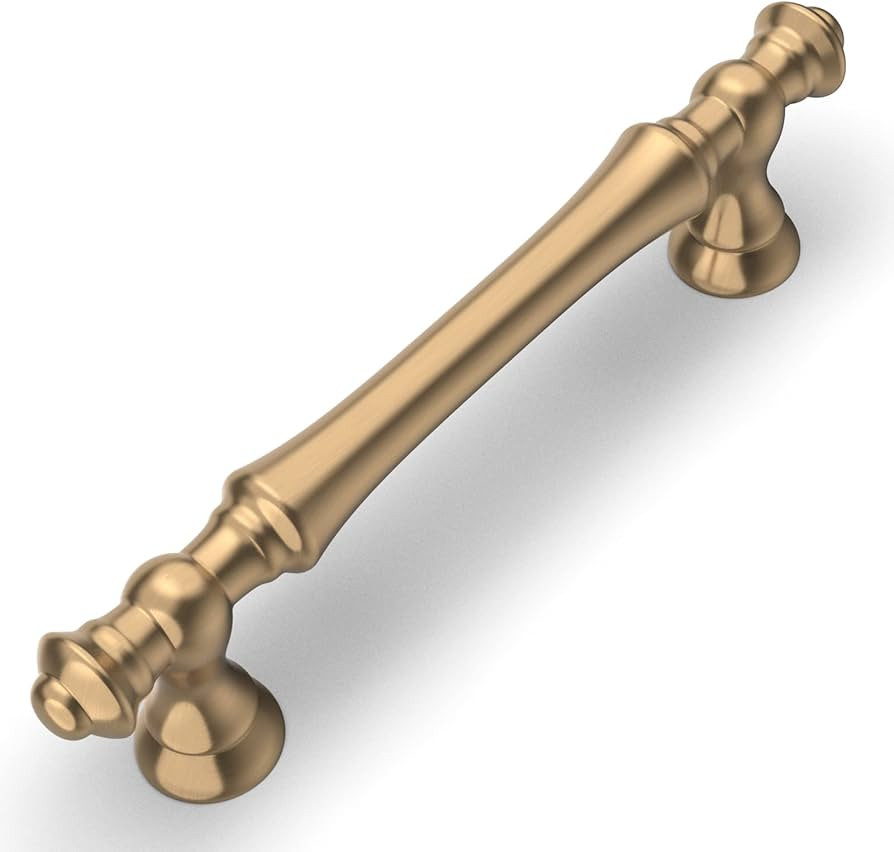 Amerdeco 10 Pack Champagne Bronze Cabinet Pulls 3.75 Inch(96mm) Hole Center Cabinet Hardware Kitc... | Amazon (US)