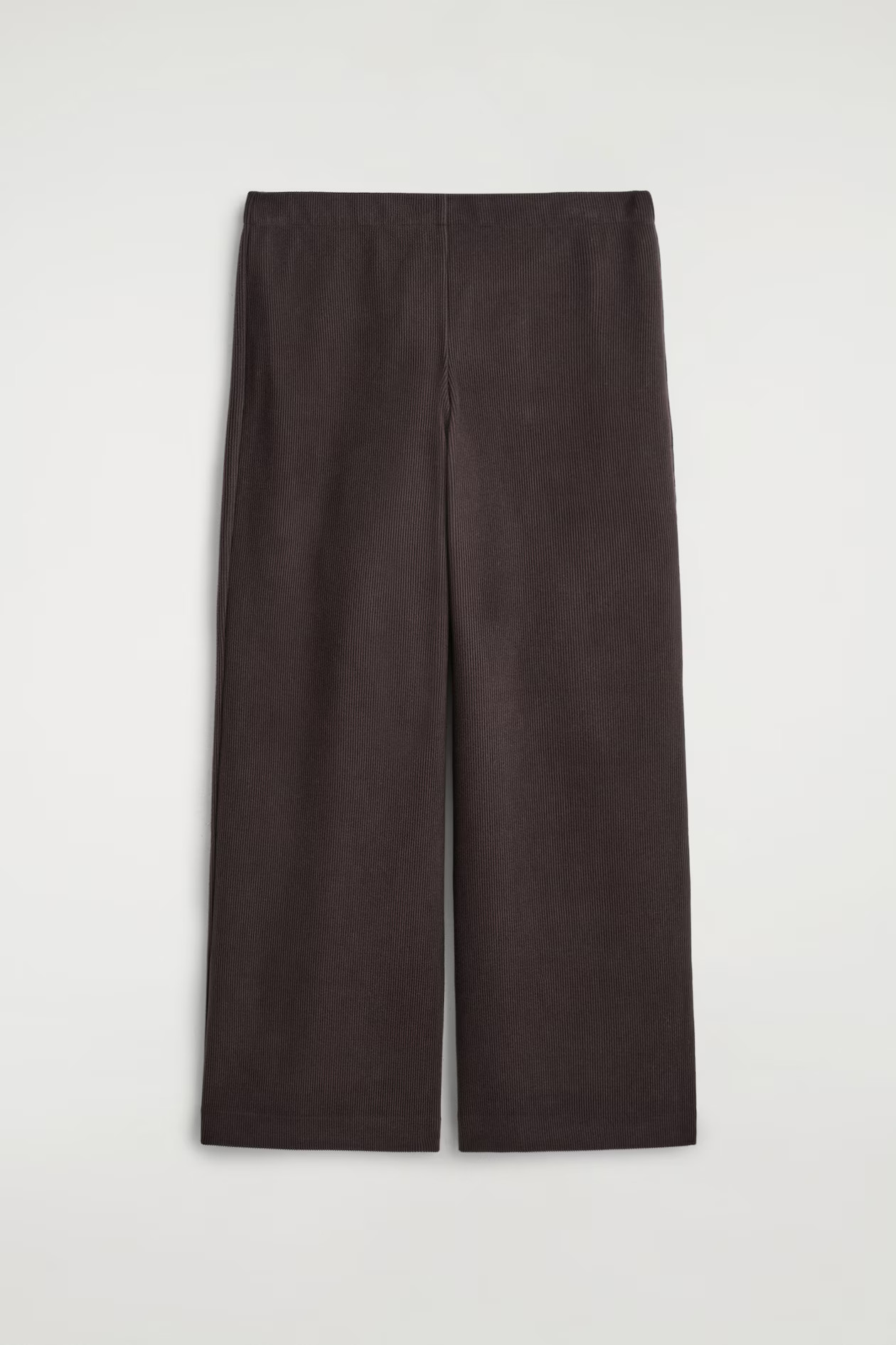 CORDUROY WIDE-LEG TROUSERS - DARK BROWN | COS GB | COS UK
