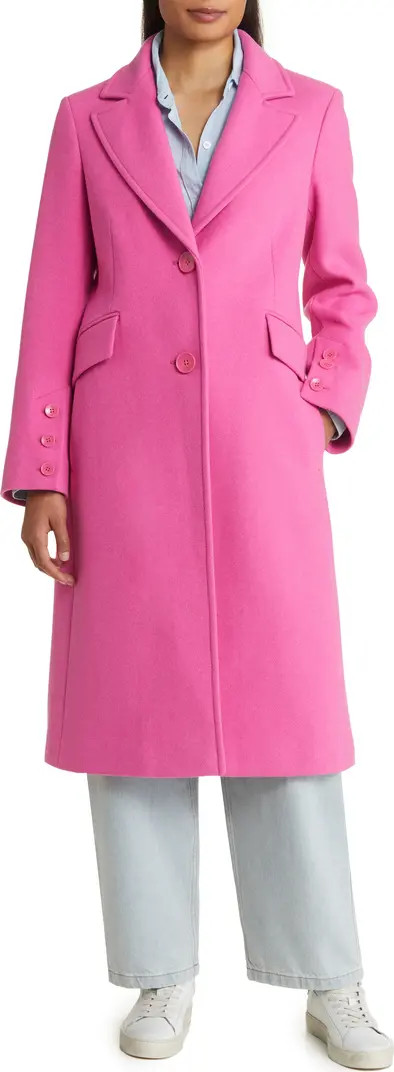 Sam Edelman Long Twill Coat | Nordstrom | Nordstrom