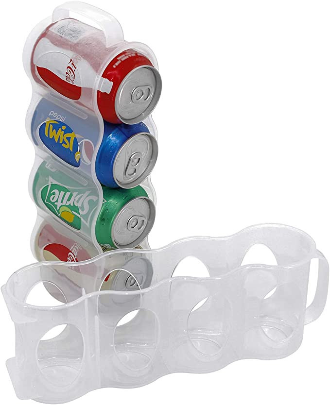 ChasBete Portable Soda Can Organizer for Refrigerator Shelf, Beer Can Holder, Fridge Storage Slid... | Amazon (US)