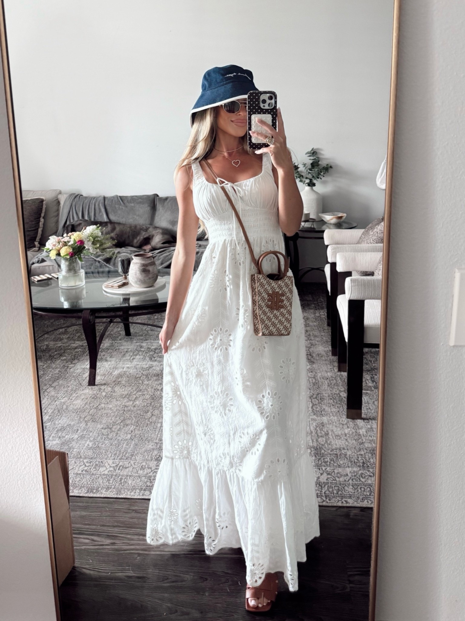Love an easy maxi dress for summer! And in my new favorite bucket hat, of course 😊
Wearing size XS in this dress.

Summer outfit. Ootd. Outfit inspo. Maxi dress. Summer style. Casual outfit. White dress. Outfit inspo.

#LTKootd