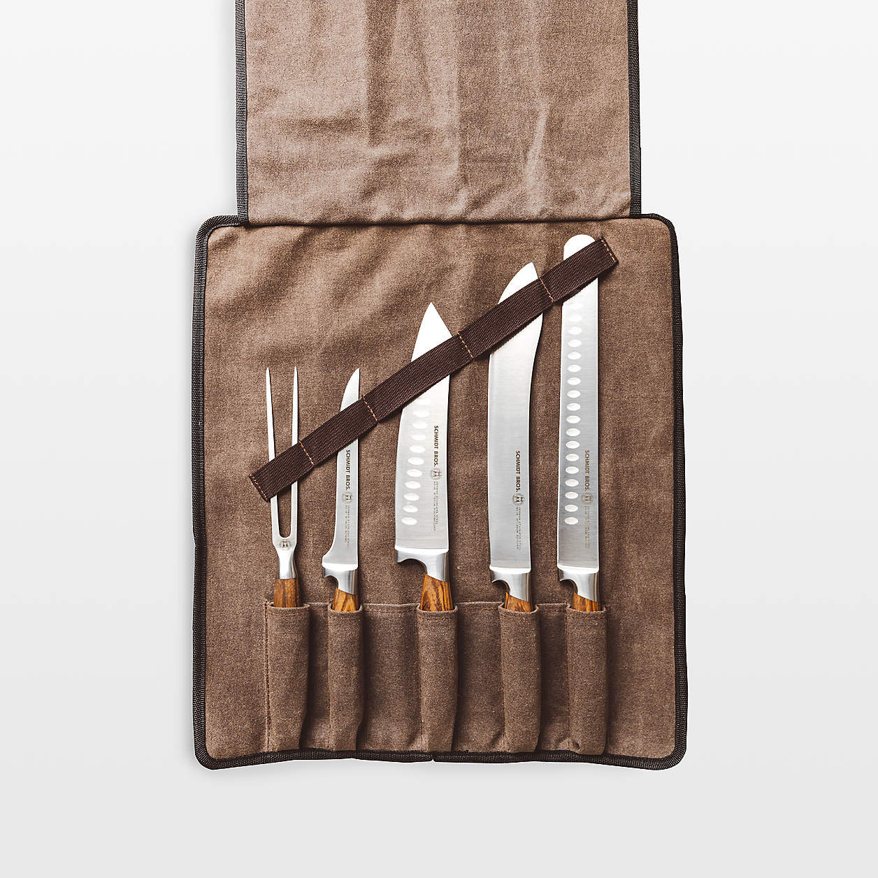 Schmidt Brothers BBQ 6-Piece Knife Set + Reviews | Crate & Barrel | Crate & Barrel