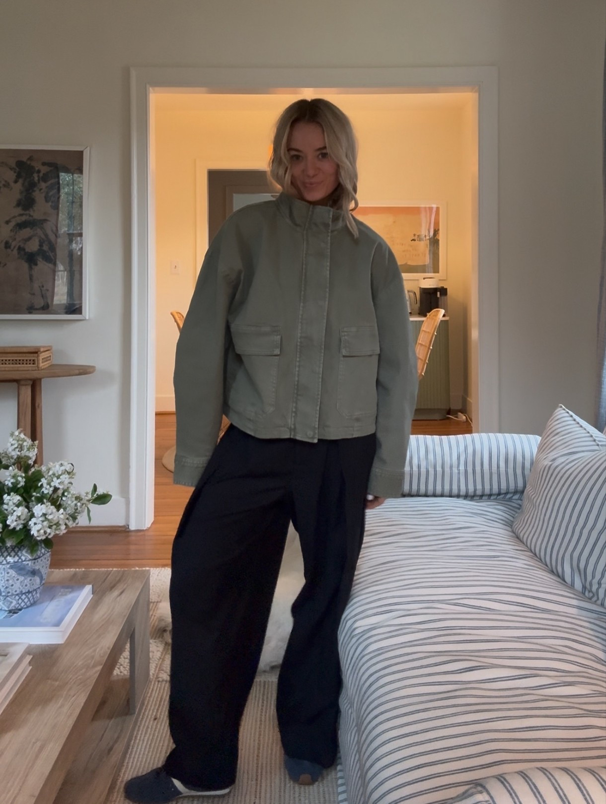 favorite spring jacket ever! wearing a size L 

#LTKootd #LTKWorkwear