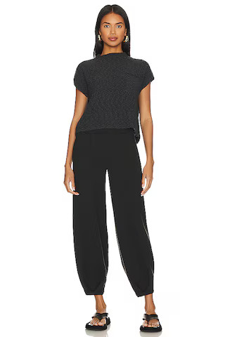 Free People Freya Sweater Set in Black Charcoal Combo from Revolve.com | Revolve Clothing (Global)