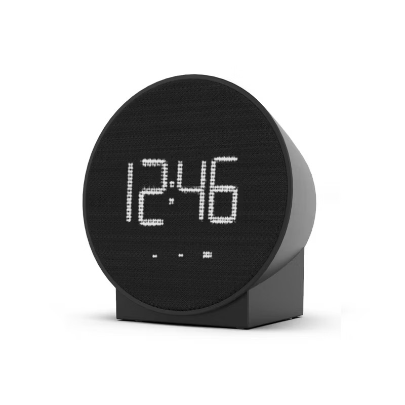 Small Round Alarm Table Clock Black - Capello | Target