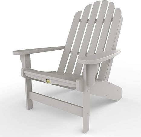 Original Pawleys Island Gray Durawood Essentials Adirondack Chair, Eco-Friendly Durawood, Stainle... | Amazon (US)