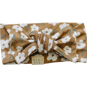 Mebie Baby Mustard Floral Bamboo Head Wrap | Mebie Baby