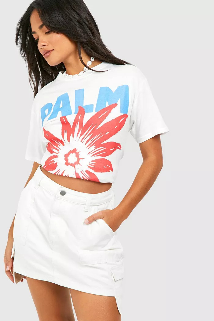 Cargo Pocket Denim Mini Skirt | boohoo (US & Canada)