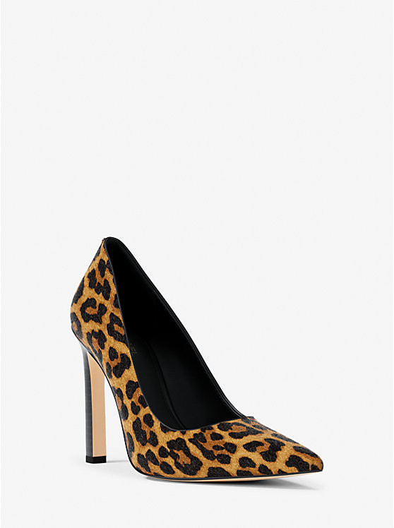 Amara Leopard Print Calf Hair Pump | Michael Kors US