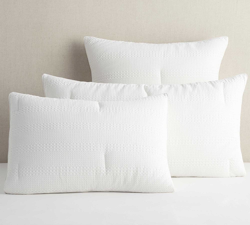 Honeycomb Cotton Comforter Shams | Pottery Barn (US)