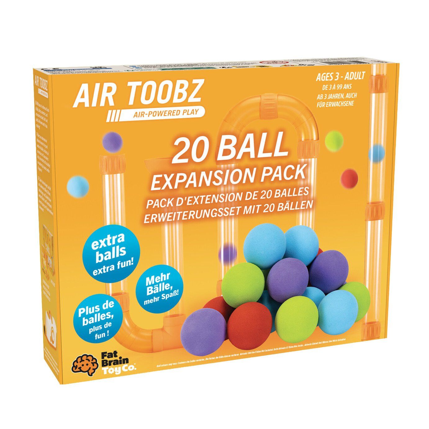 Fat Brain Toys Air Toobz Add On 20 Balls Expansion Pack | argos.co.uk