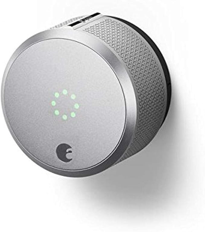 August AUG-SL-CON-S03 Silver Smart Lock Pro, 3rd Generation-Dark Gray, Apple Home Kit Compatible ... | Amazon (US)