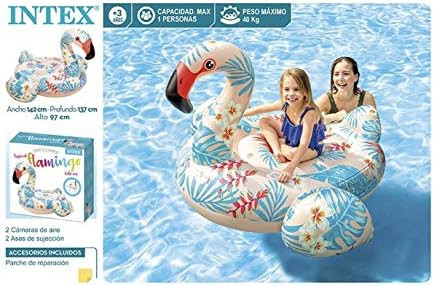 Intex Tropical Flamingo Ride-On Pool Toy | Amazon (US)