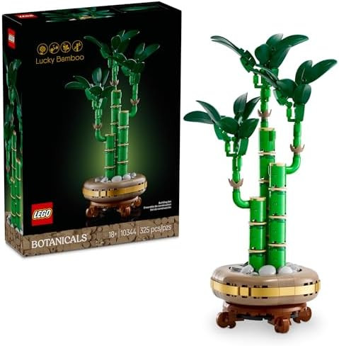 LEGO Botanicals Lucky Bamboo Building Set - Artificial Plant for Indoor Home Décor, Adults Ages ... | Amazon (US)
