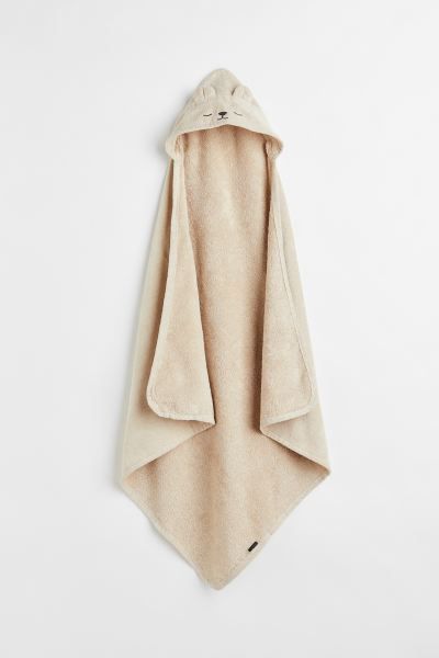 Hooded Bath Towel - Light beige/bear - Home All | H&M US | H&M (US + CA)