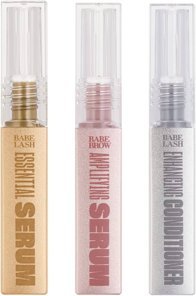 Babe Original Triple Threat Mini Set, Includes Babe Lash Essential Serum & Enhancing Conditioner ... | Amazon (US)