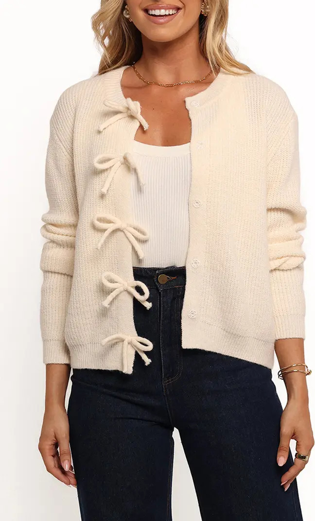 Wilde Bow Front Cardigan | Nordstrom