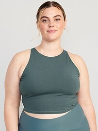 Light Support PowerChill Longline Sports Bra for Women | Old Navy (US)