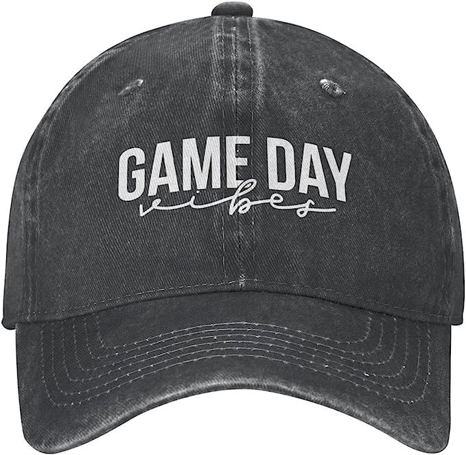 Hat Game Day Vibes Hat for Men Baseball Caps Cute Caps | Amazon (US)