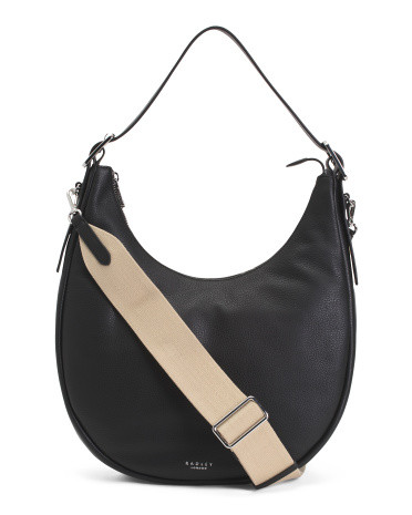 Leather Pennington Street Large Zip Top Shoulder Bag | TJ Maxx