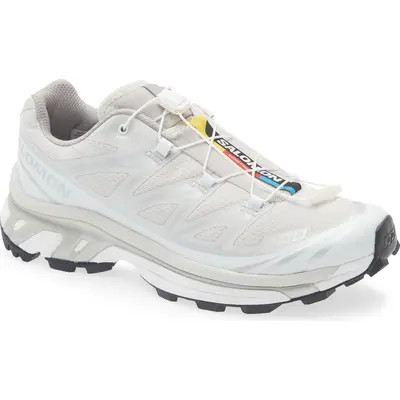 Salomon Gender Inclusive XT-6 Trail Running Shoe in White/Vanilla Ice/Plum at Nordstrom, Size 9 Women's | Nordstrom