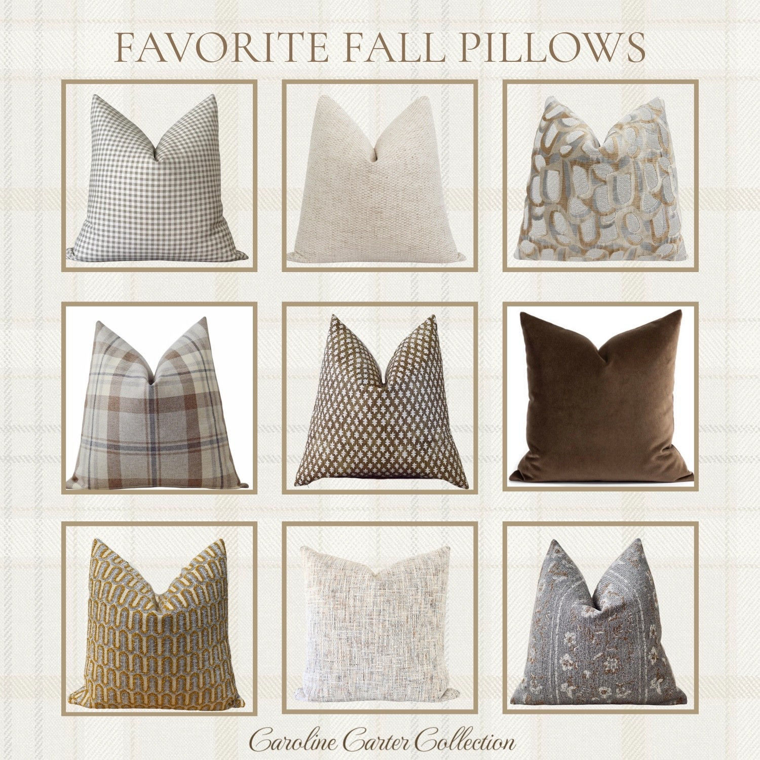 Cozy textures + warm tones = the perfect fall refresh 🍂✨ Shop my Favorite Fall Pillows from Etsy and give your space a seasonal update!

#CarolineCarterCollection #CozyVibesOnly #FallHomeRefresh #LTKFinds #FallDecorGoals #EtsyHomeStyle #HomeAesthetic #CozySeason

#LTKHome #LTKSeasonal #LTKFallSale