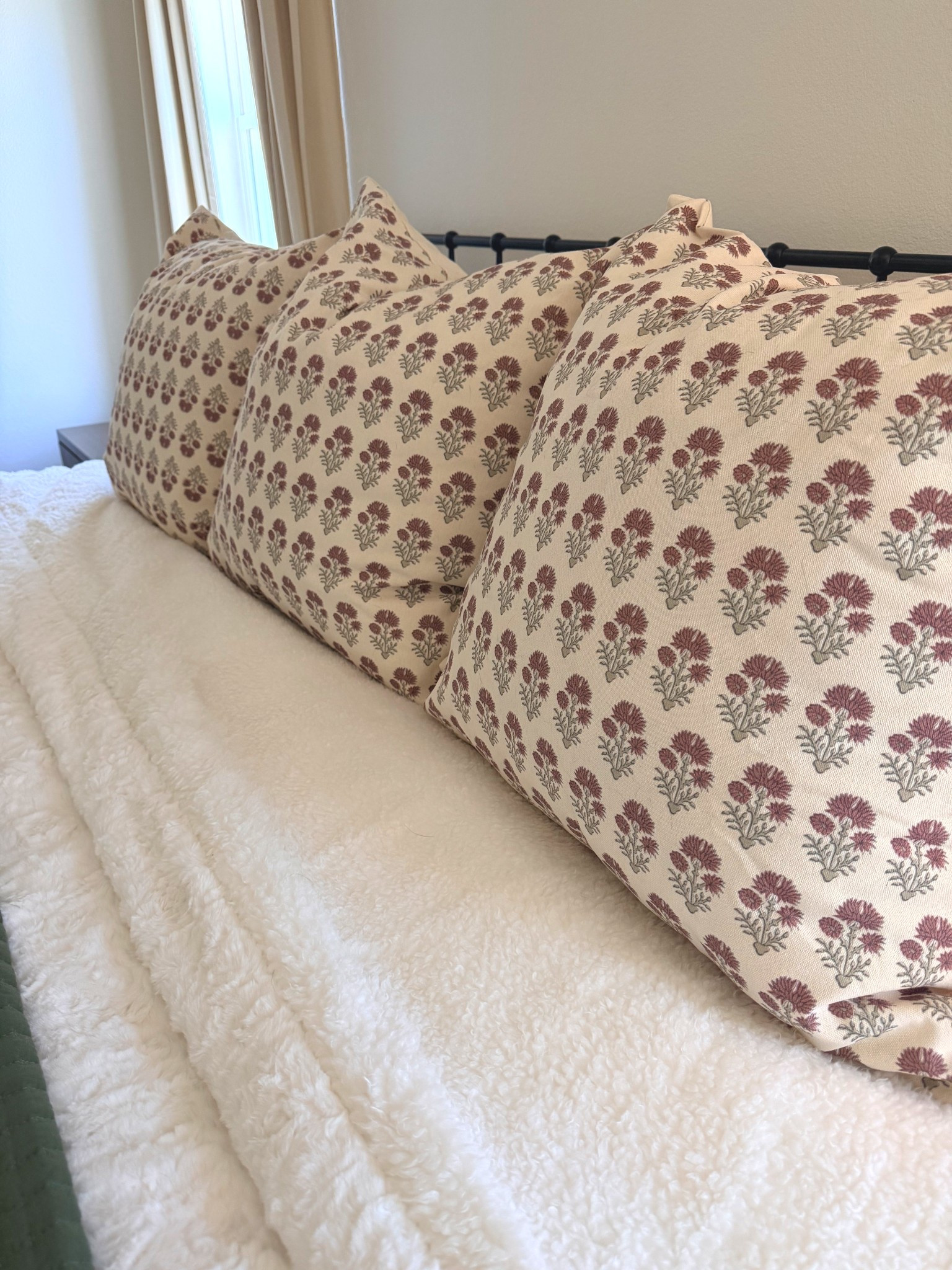 Spring pillow cover refresh from Amazon. Love this print. 

#LTKHome #LTKSeasonal #LTKOver40